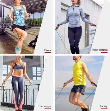 Miniatura 4 de Lazo para saltar metálico + tula pd-10